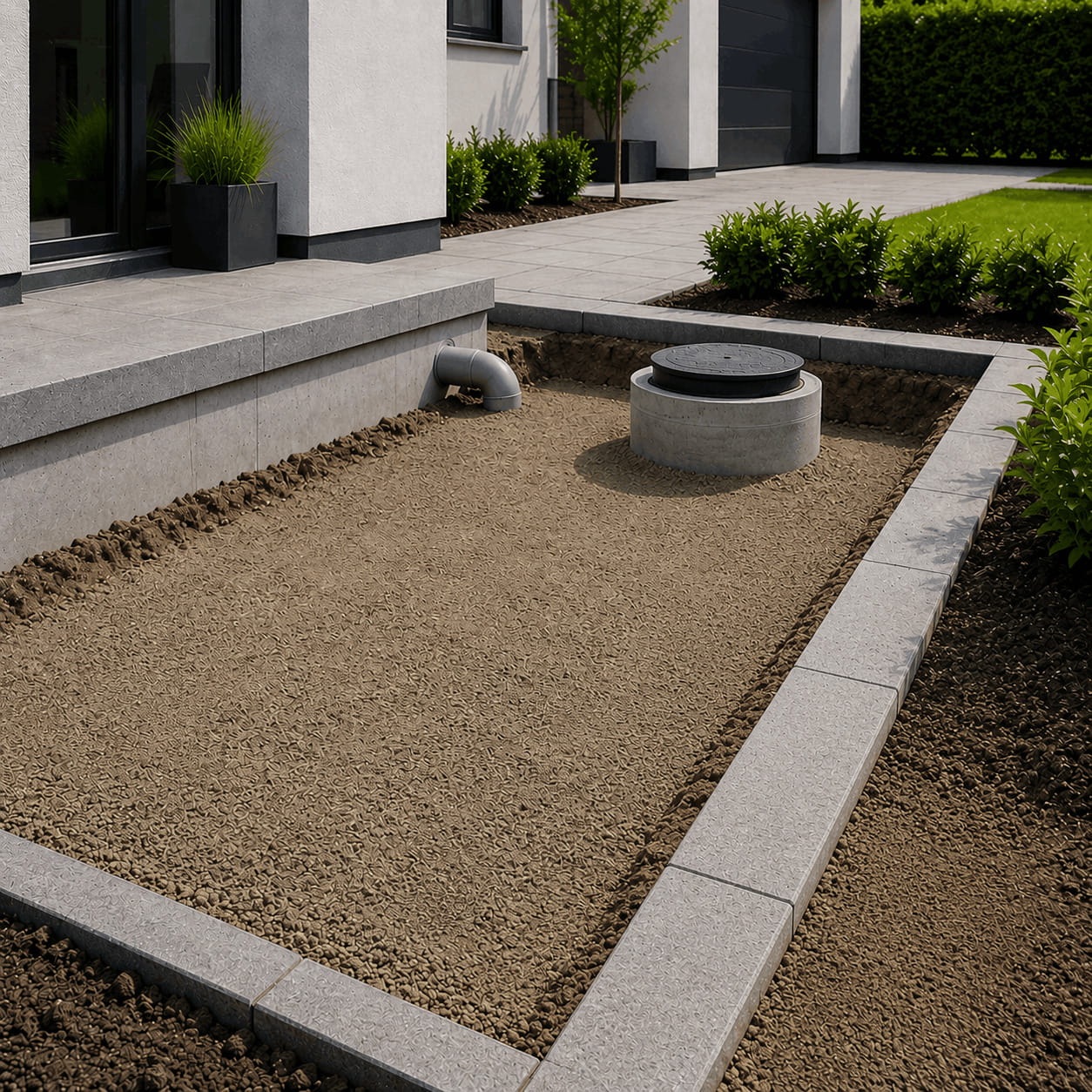 Gestabiliseerd recupzand – los gestort