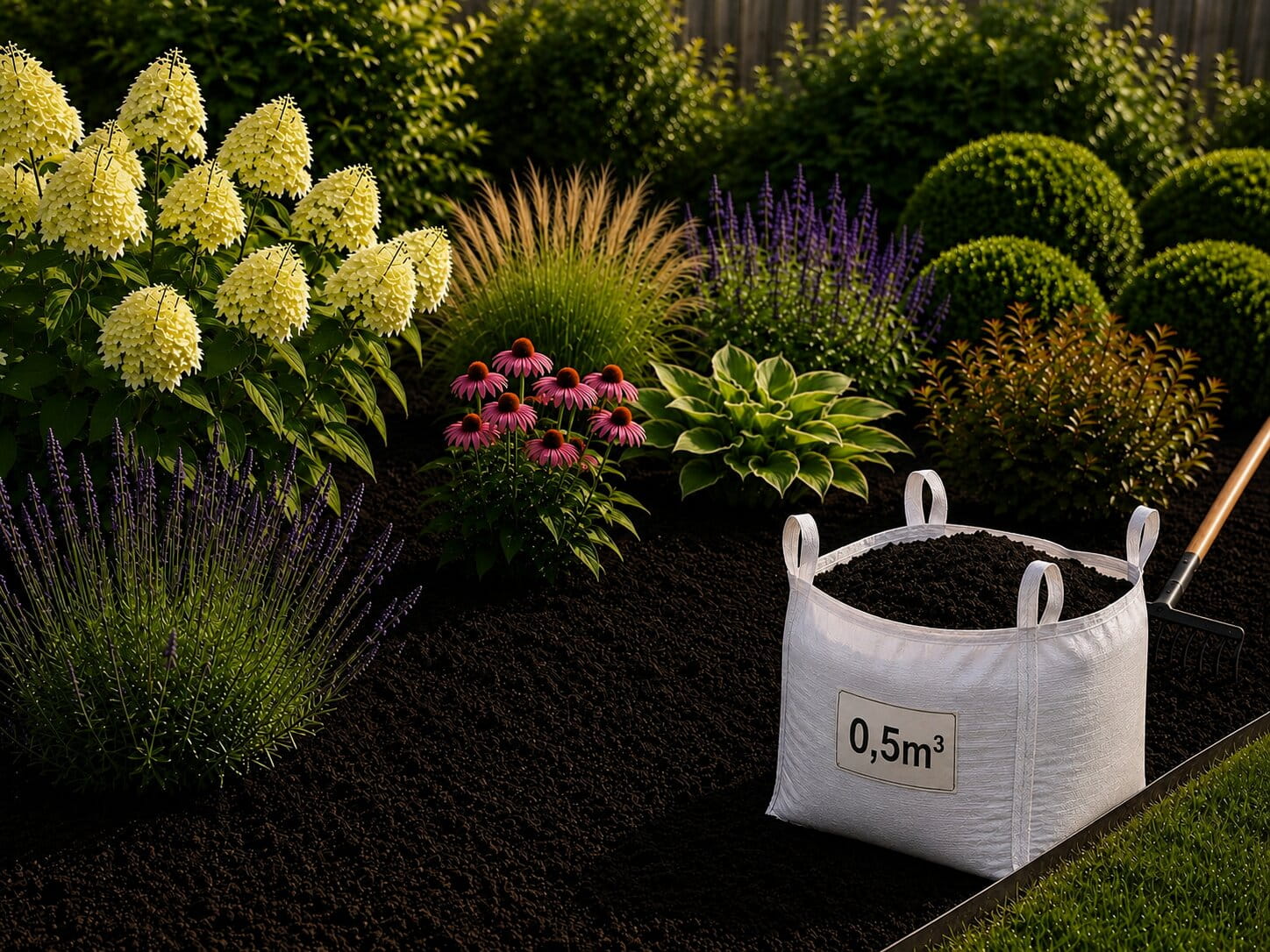 zwarte grond premium in minibag