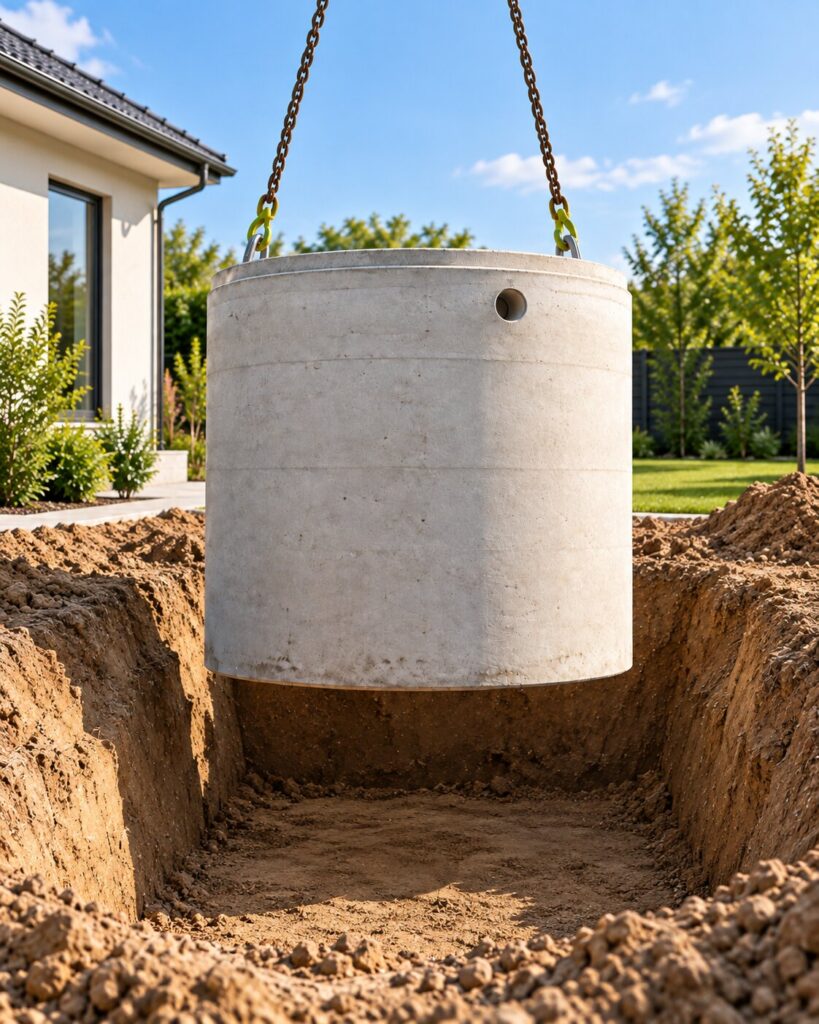 regenwaterput plaatsen
